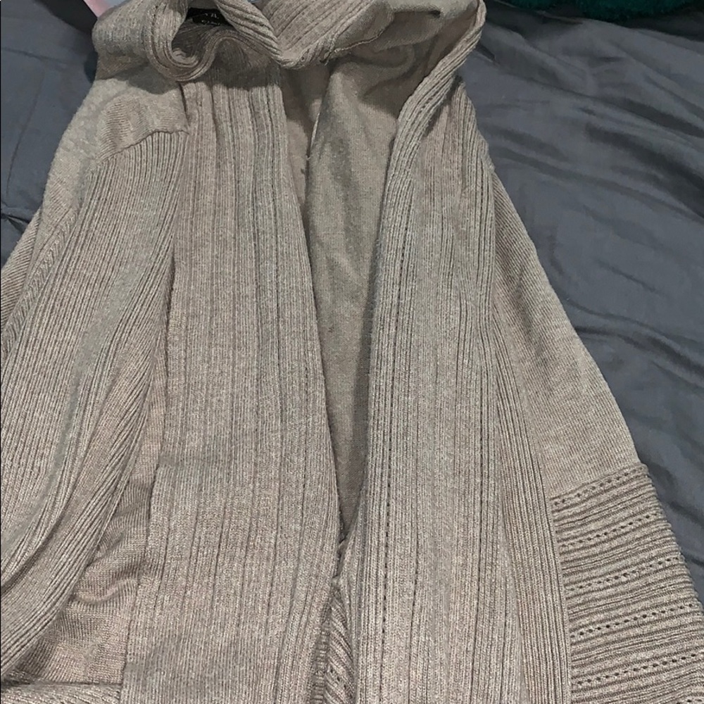 Brown cardigan